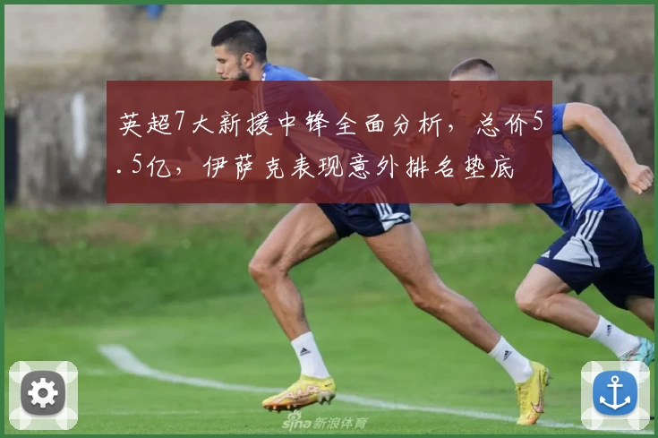 英超7大新援中锋全面分析，总价5.5亿，伊萨克表现意外排名垫底